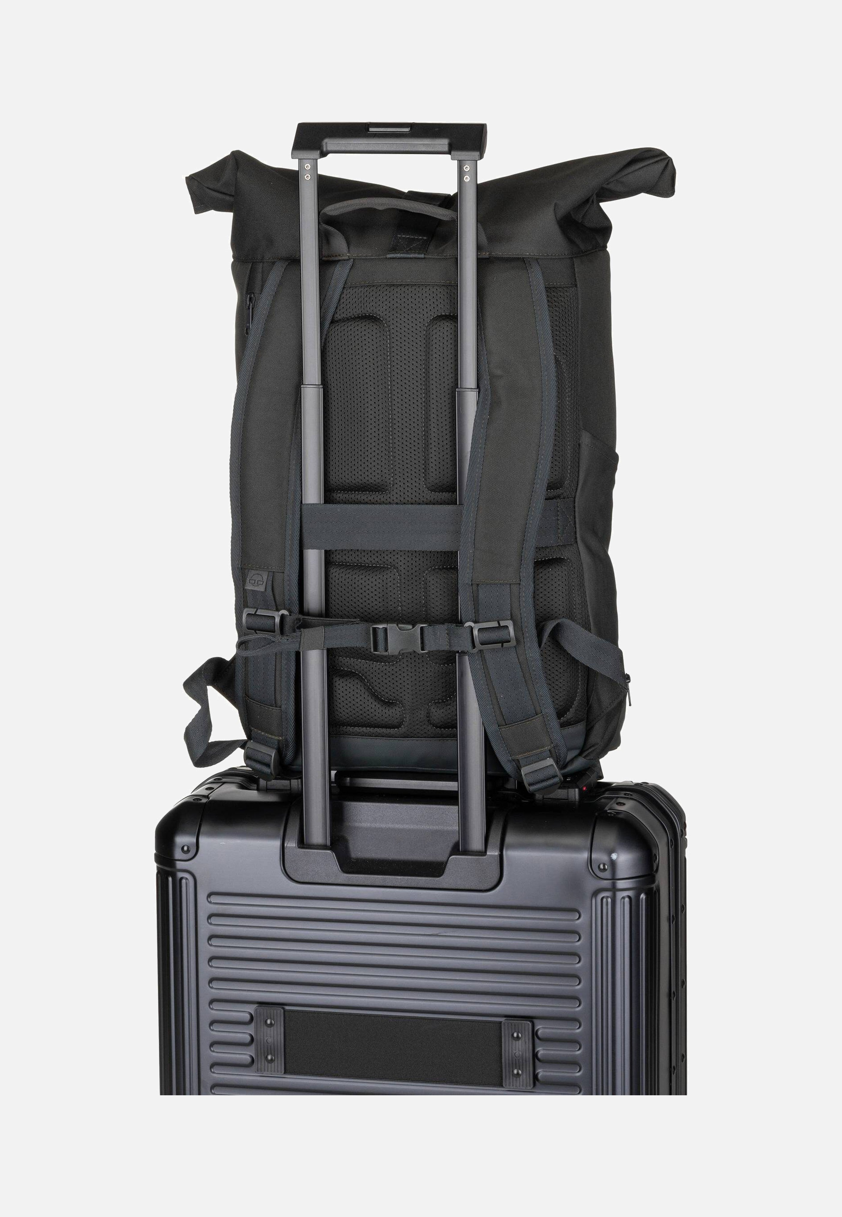 Allen Large Dark Olive - Rolltop Rucksack