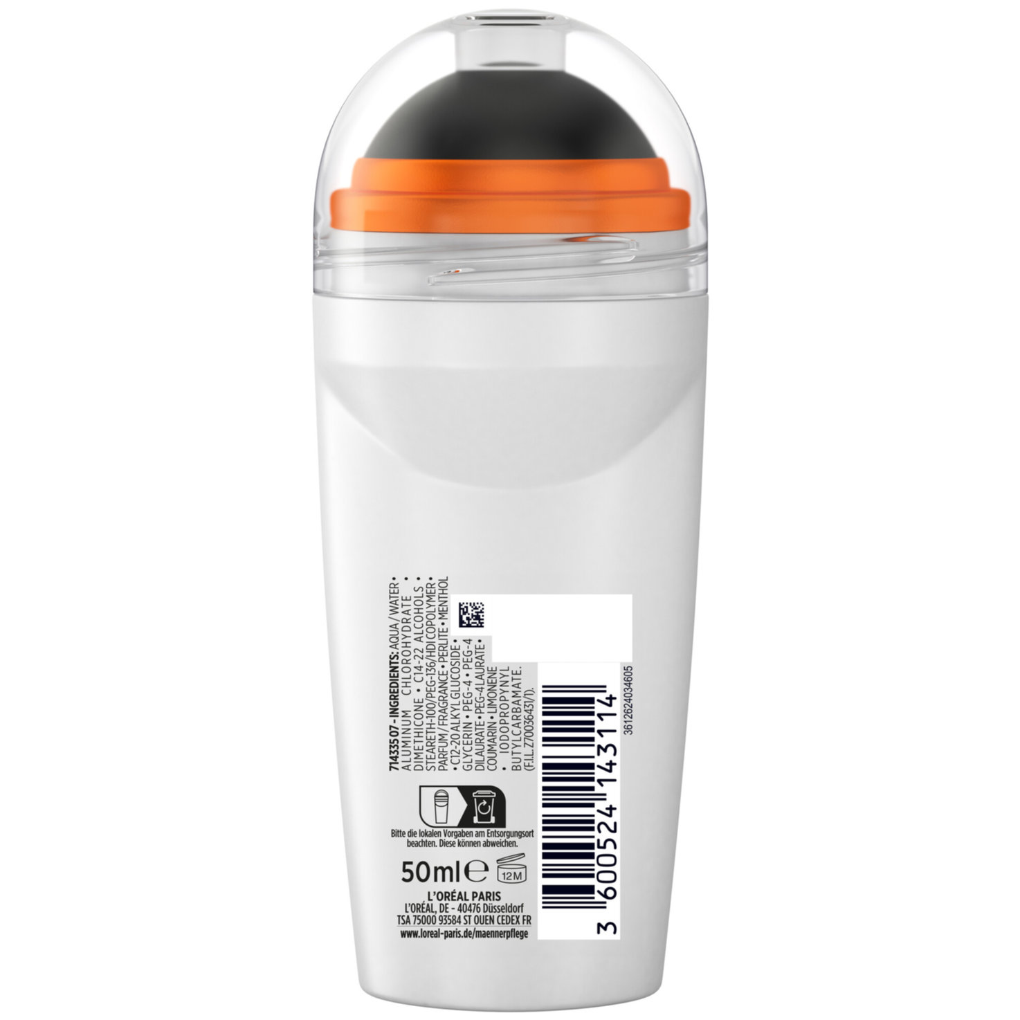 L'Oréal Men Expert Hydra Energy Extreme Sport Anti-Transpirant Deo Roll On, 50ml