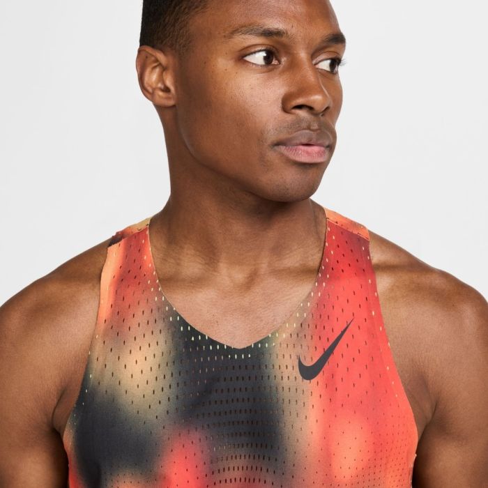 Nike Herre Singletter Dri-FIT ADV Aeroswift Elite Entry Singlet Rød