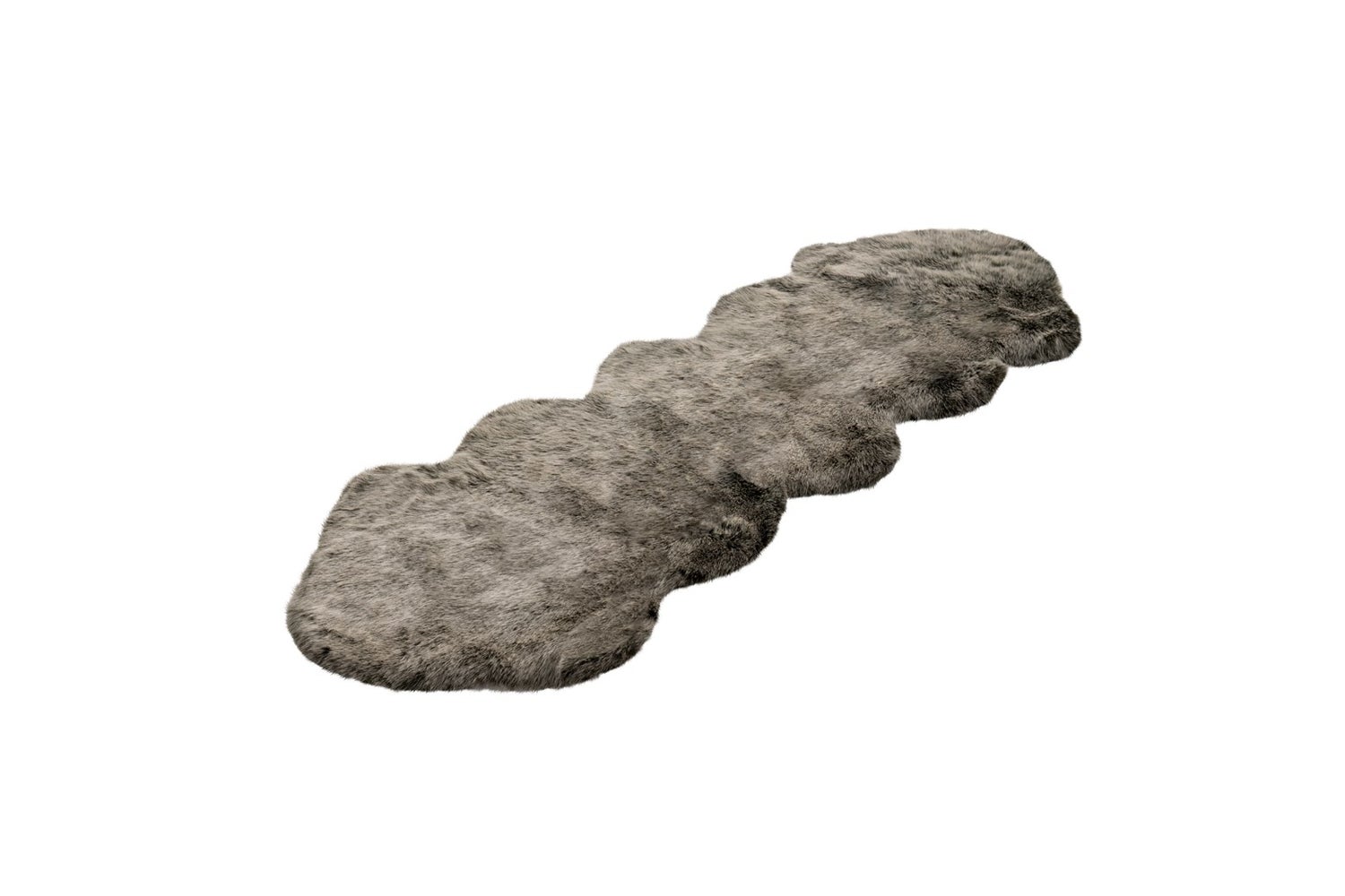 Aegeania hoogpolig tapijt, groen, 45 mm, effen, 60 x 180 cm