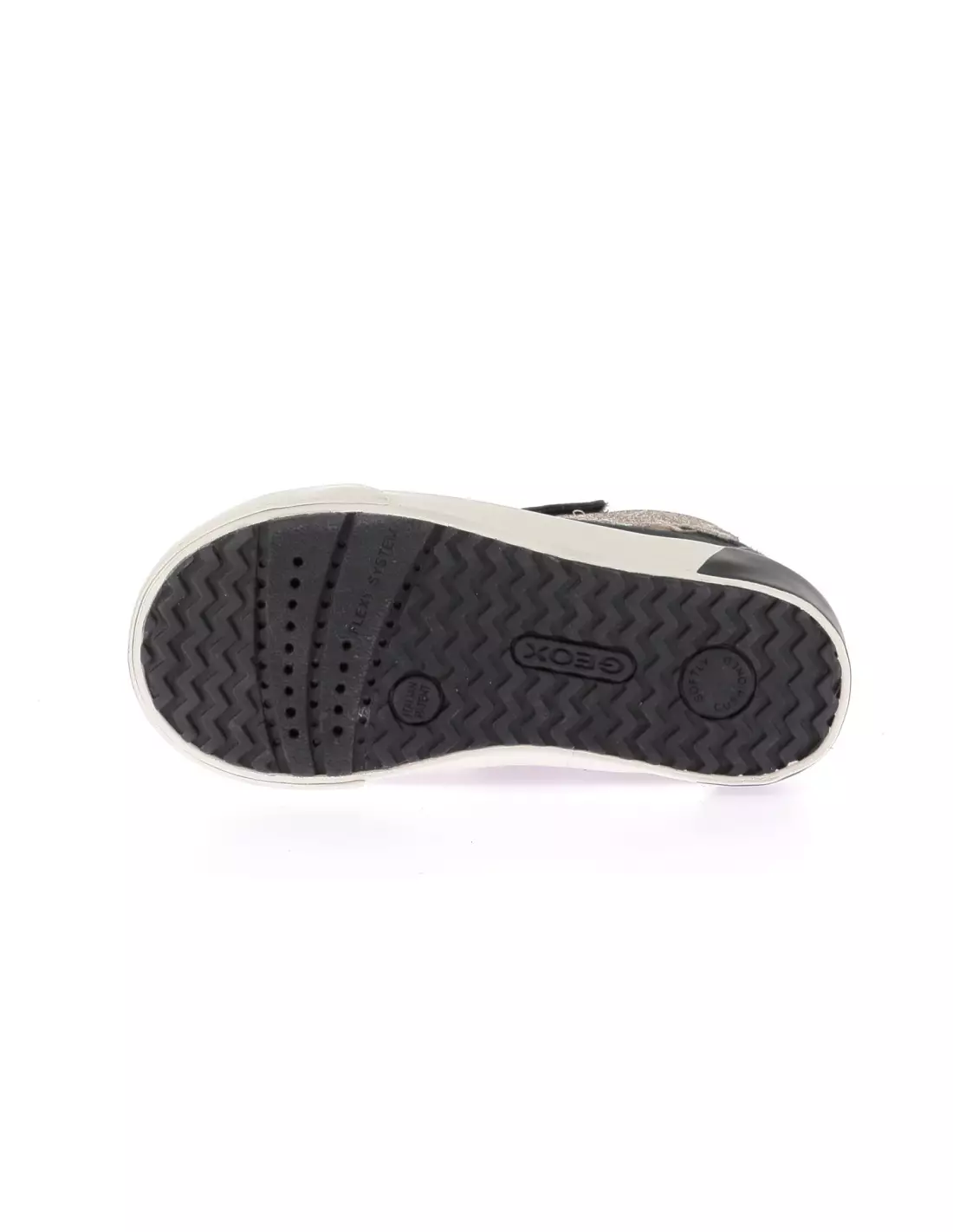 GEOX KILWI - Baskets BLACKGOLD
