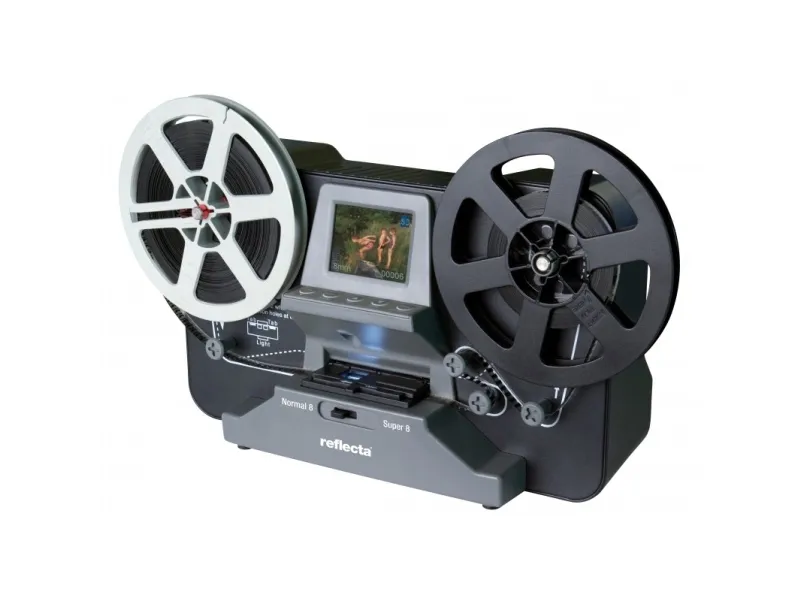 Reflecta Film Scanner Super 8 – Normal 8, Film/dias scanner, Sort, LCD, 6,1 cm (2.4