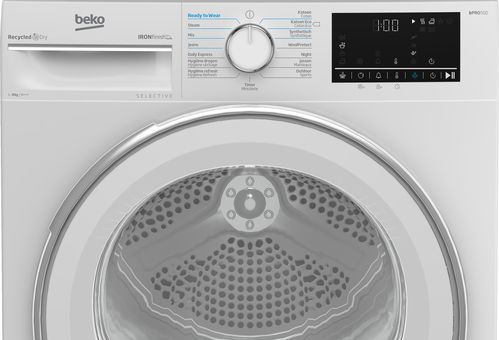 Beko B5T68243W2 Warmtepompdroger - A+++ - 8 kg - Inox - 15 Programma's