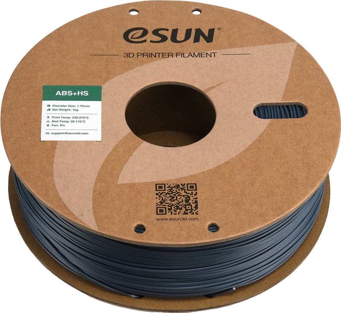 eSUN  ABS+HS Gray, 1,75 mm / 1000 g    ABS-Material für den High Speed-Druck