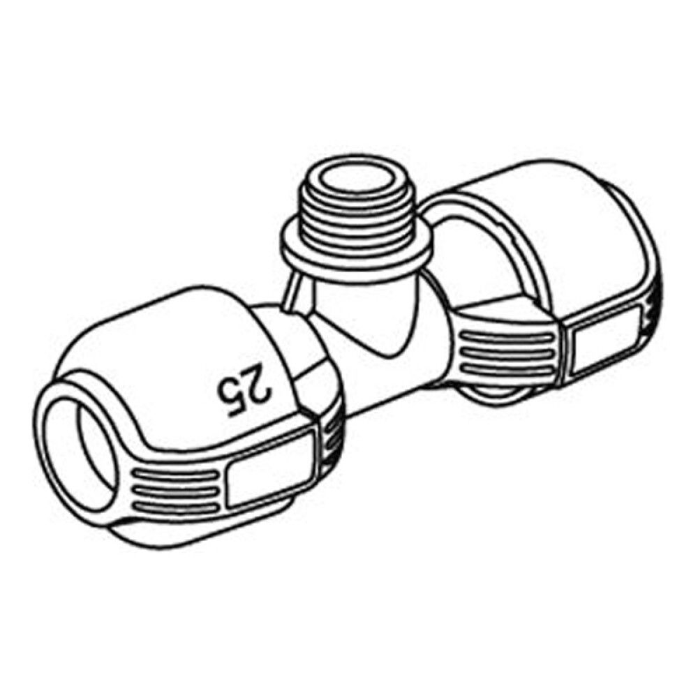 T-STYKKE GARDENA 3/4