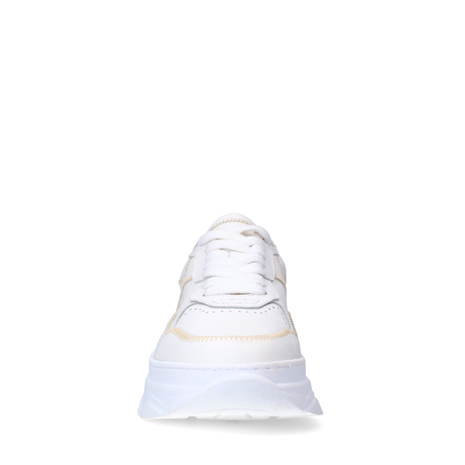 Witte leren sneakers