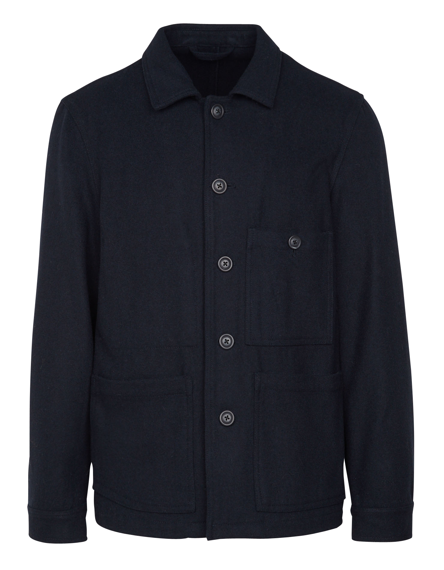Surchemise col classique droite| Bleu