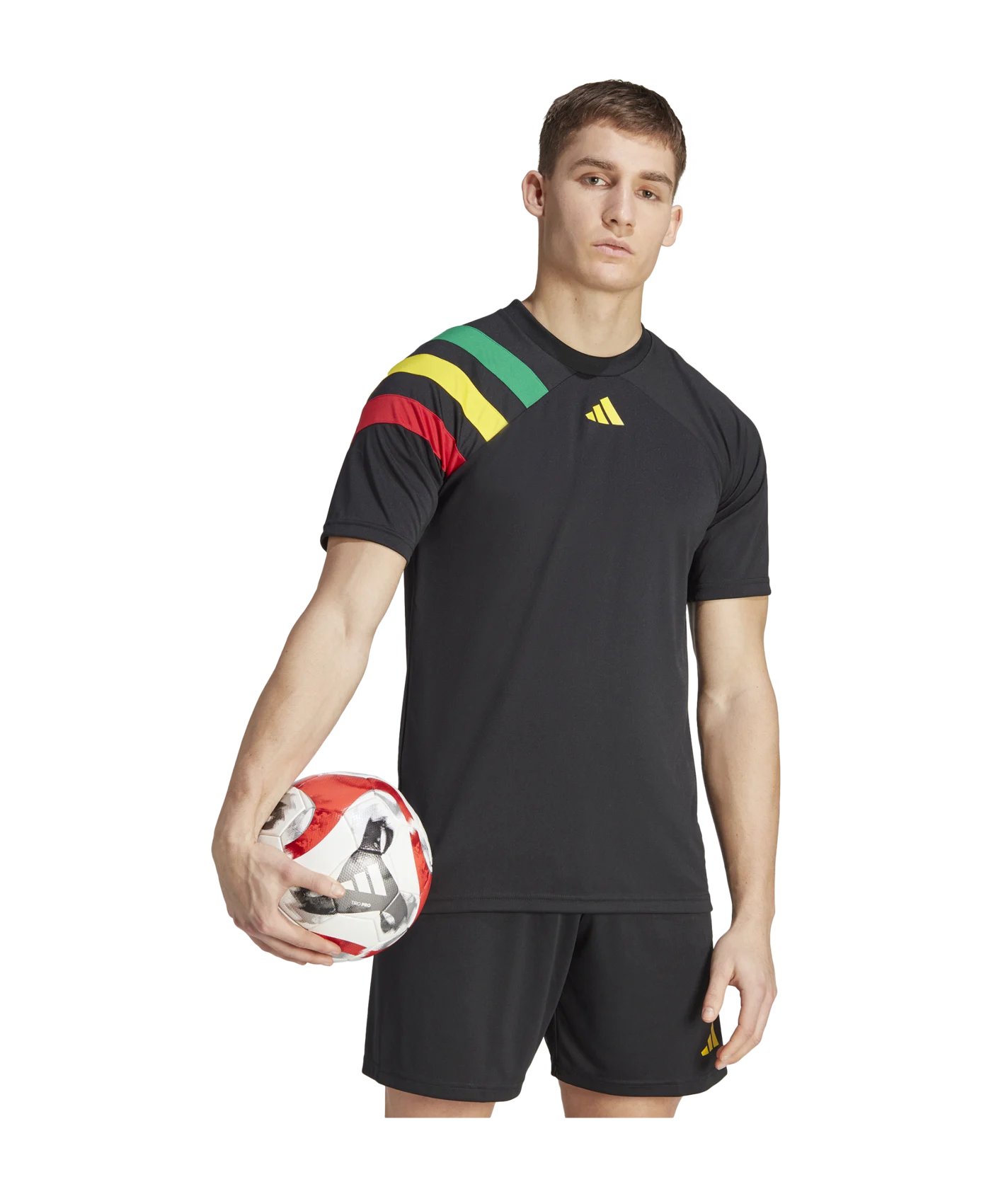 adidas Fortore 23 Trikot Schwarz Grün Gelb