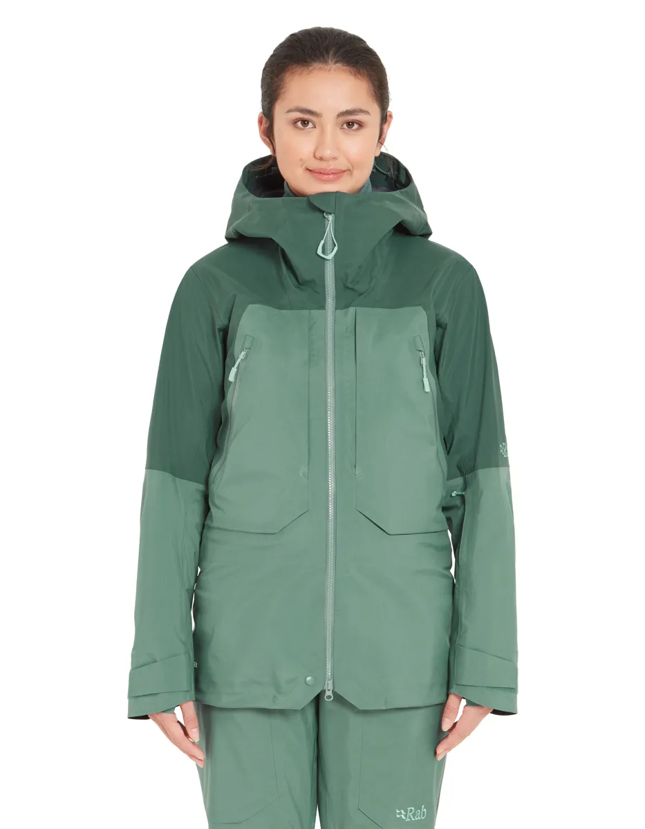 Rab Khroma Converge Jacket Wmns Green Slate/Eucalyptus