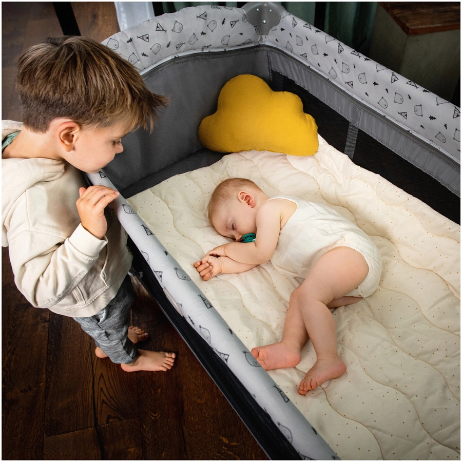hauck Reisebett Sleep'n Play Center Mickey Mouse Grey