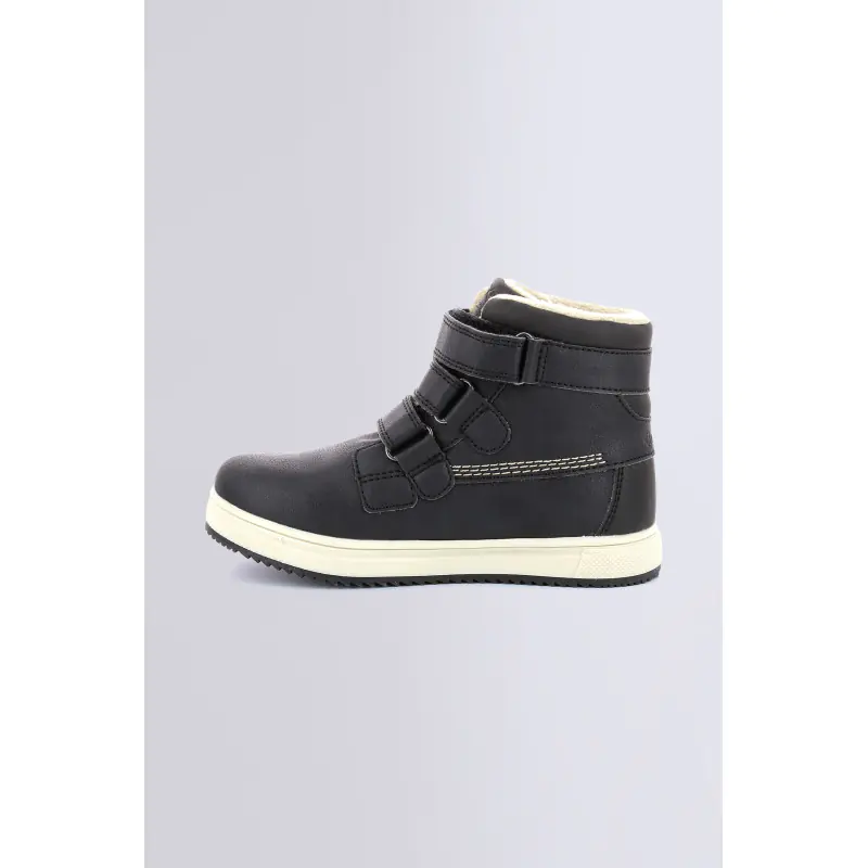 YEPOKRO WPF NOIR SNEAKERS HAUTES Fourrure  Mixte