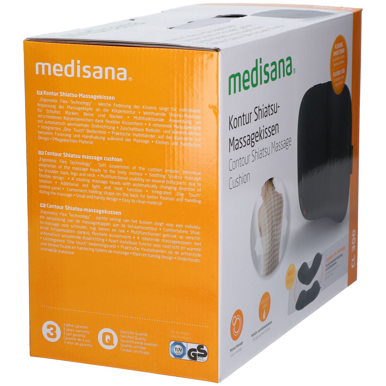 medisana® Contour Shiatsu-Massagekissen CL 300