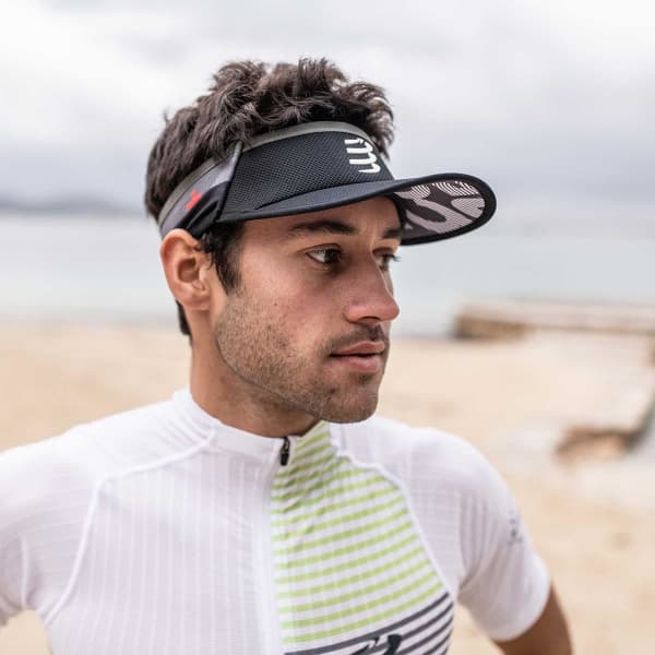 Visière running COMPRESSPORT VISOR ULTRALIGHT BLACK