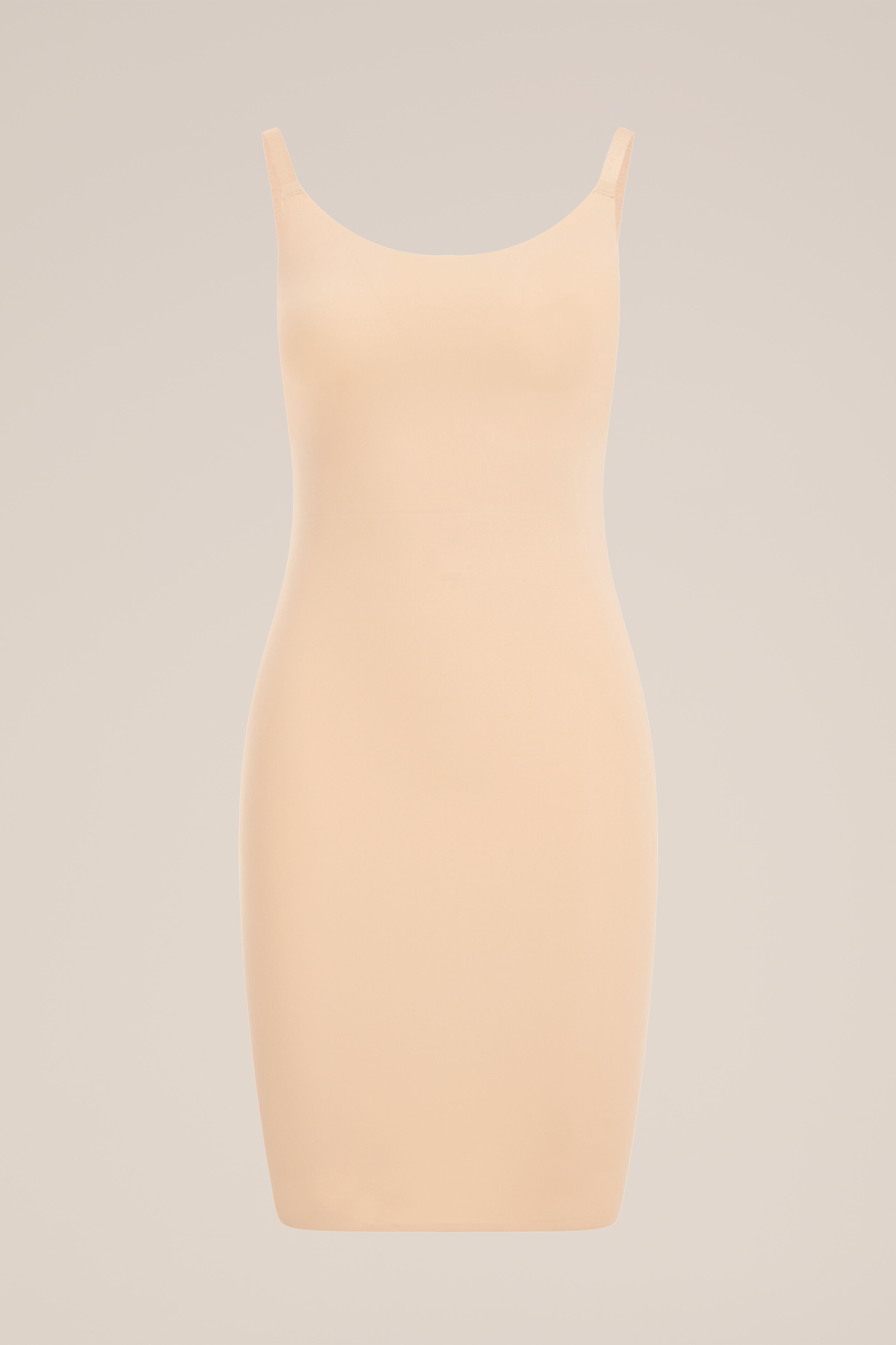 shapewear jurk WE Fashion Lichtbruin