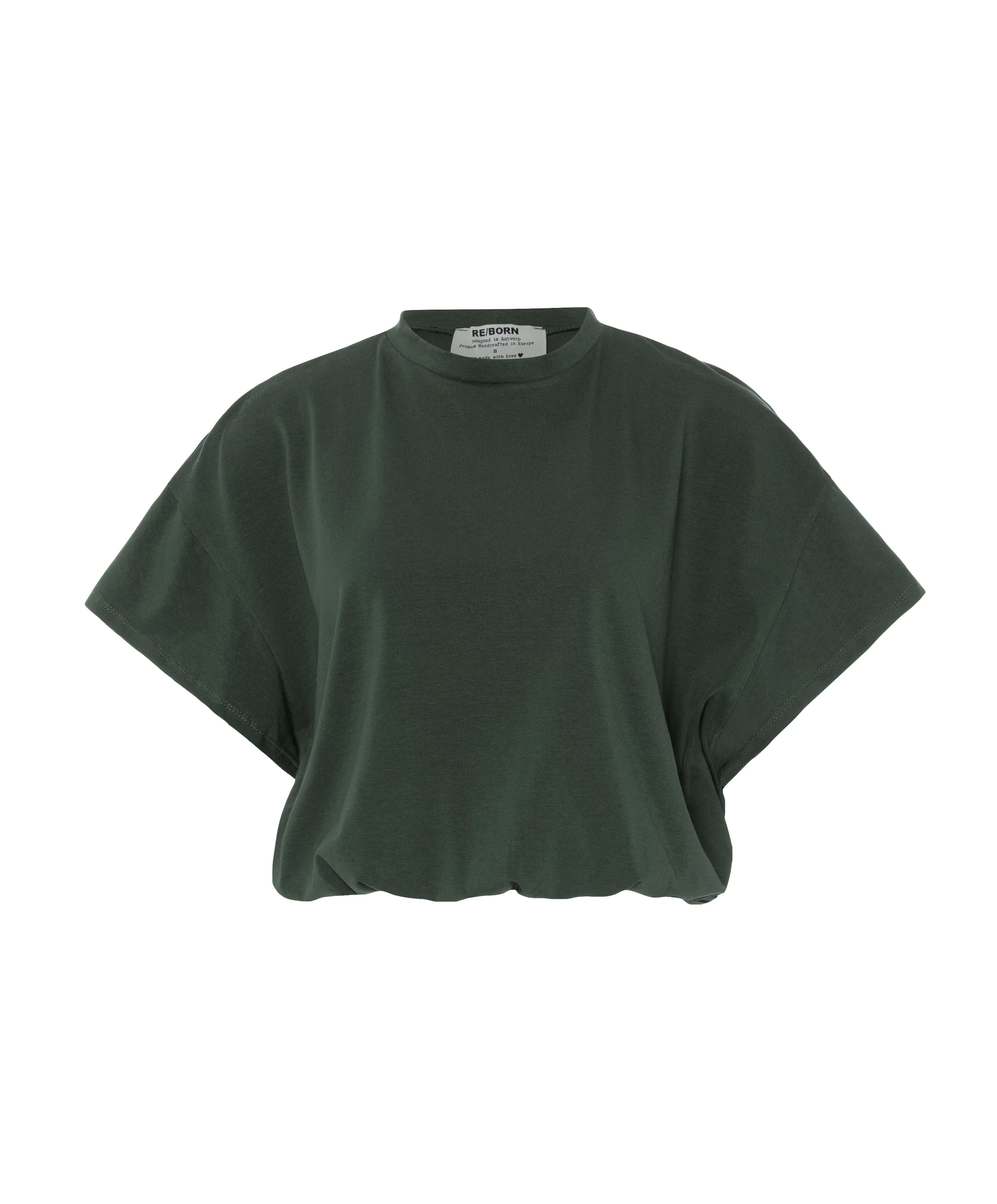 RE/BORN Antwerp Dames T-shirt groen