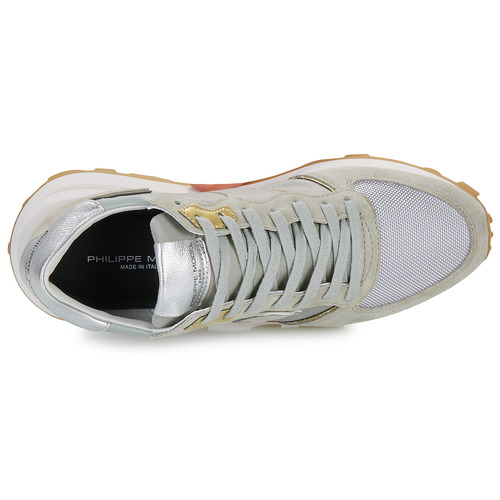 Philippe Model - TROPEZ HAUTE LOW WOMAN Gris / Kaki / Oro