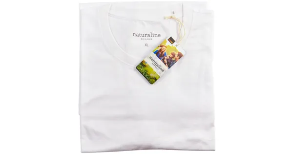 Naturaline Herren T-Shirt Kurzarm weissXL