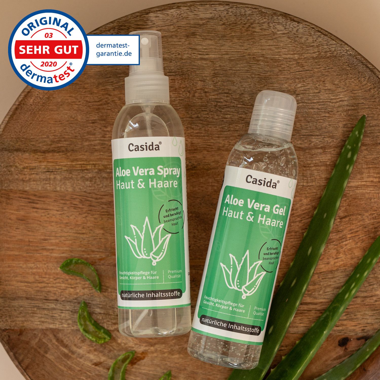 Casida® Aloe Vera Gel + Spray