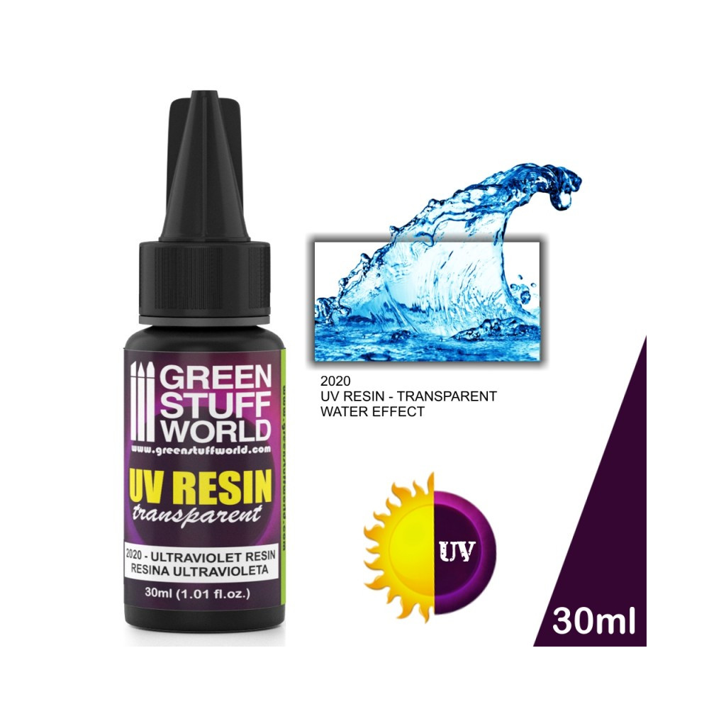 Résine Transparente Ultraviolette - Effet Eau (30ml)