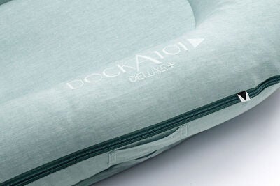 DockATot Deluxe+ Babynest, Marine Chambray