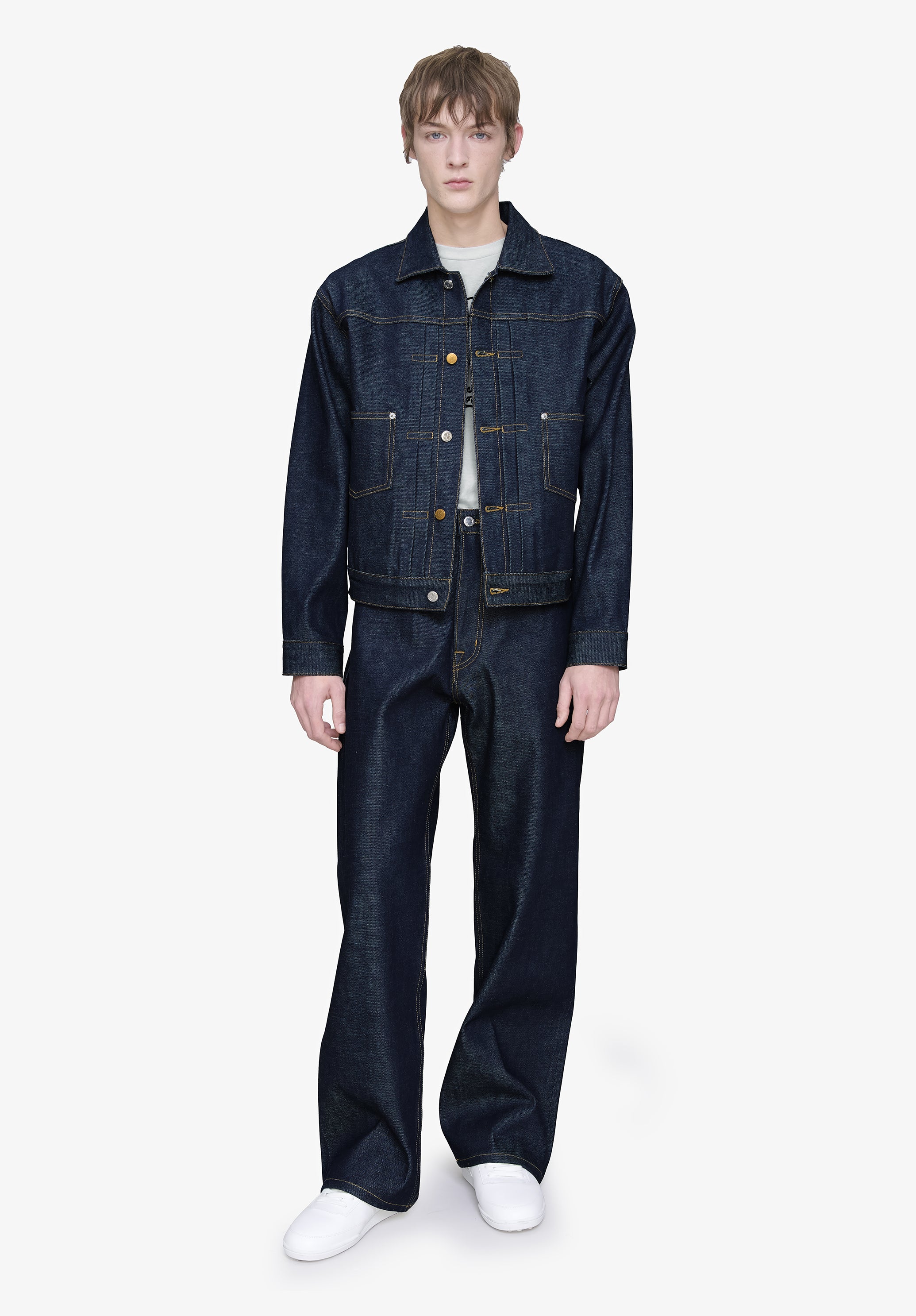 trucker jacket braindead - Indigo