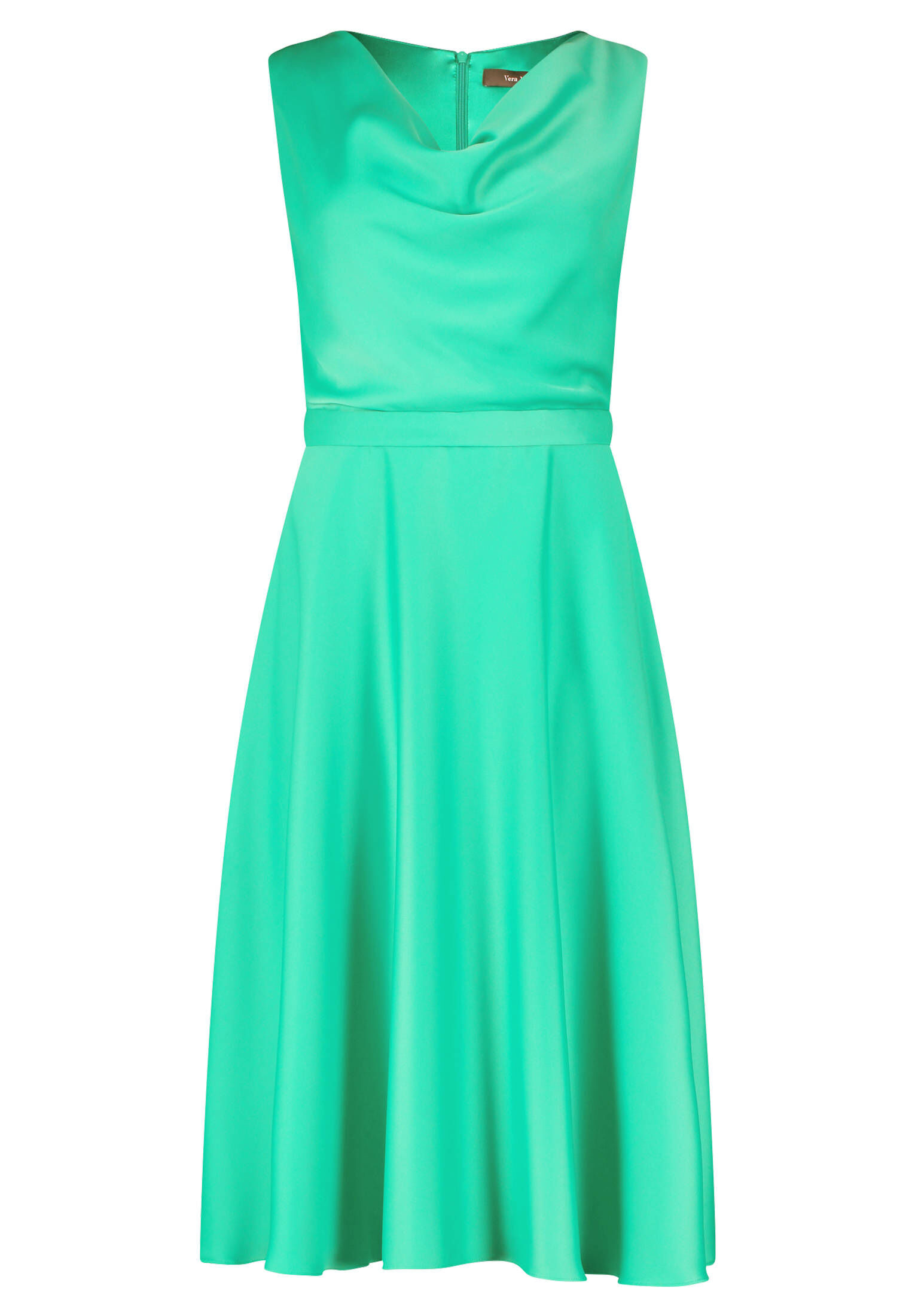 Vera Mont| Damen Cocktailkleid mit Wasserfallausschnitt