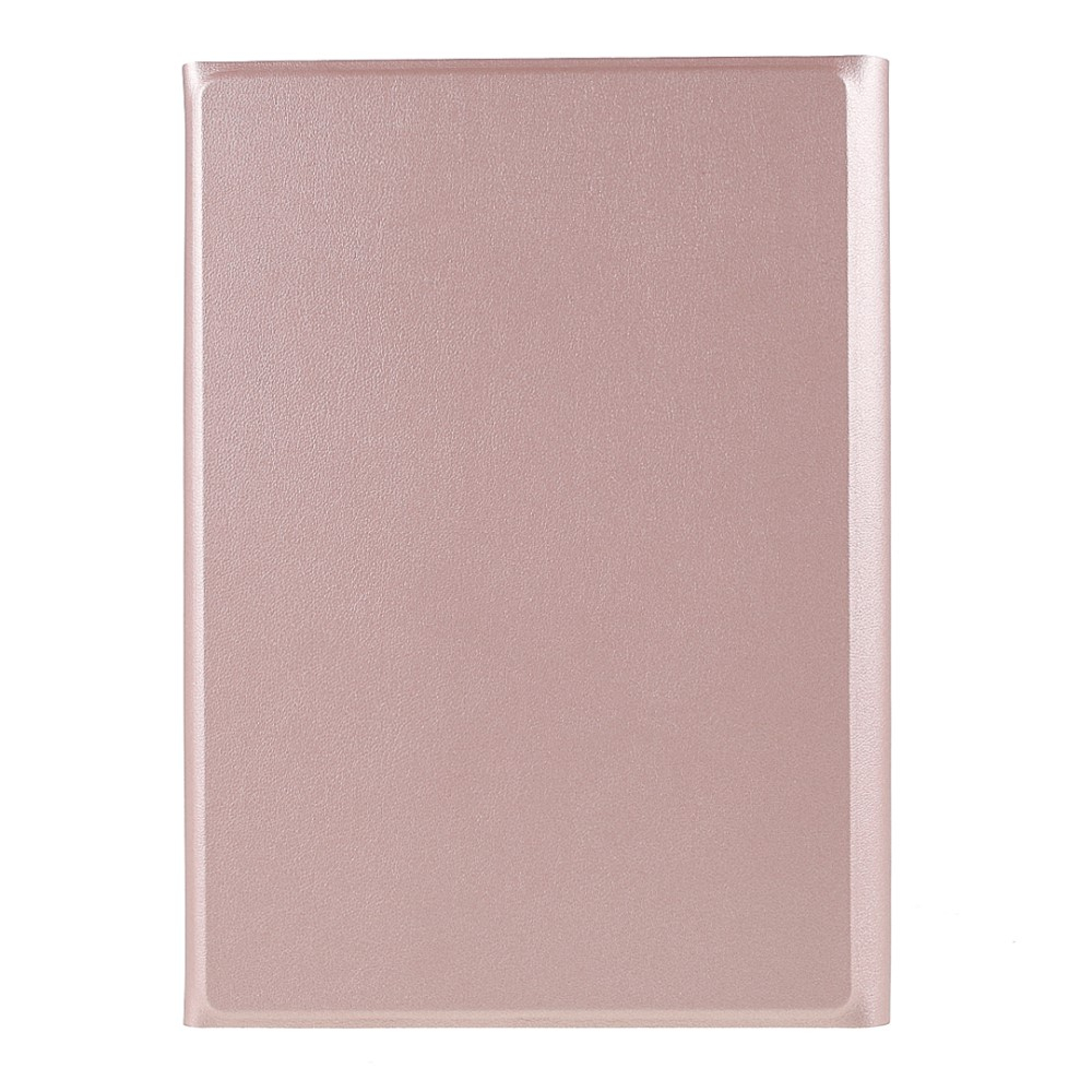 iPad Mini 7 (2024) / Mini 6 (2021) Leder Tasche Magnet Bluetooth Tastatur Abnehmbar (QWERTY) - Roségold