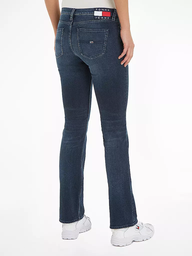 TOMMY JEANS Jeans Flared Fit MADDIE dunkelblau