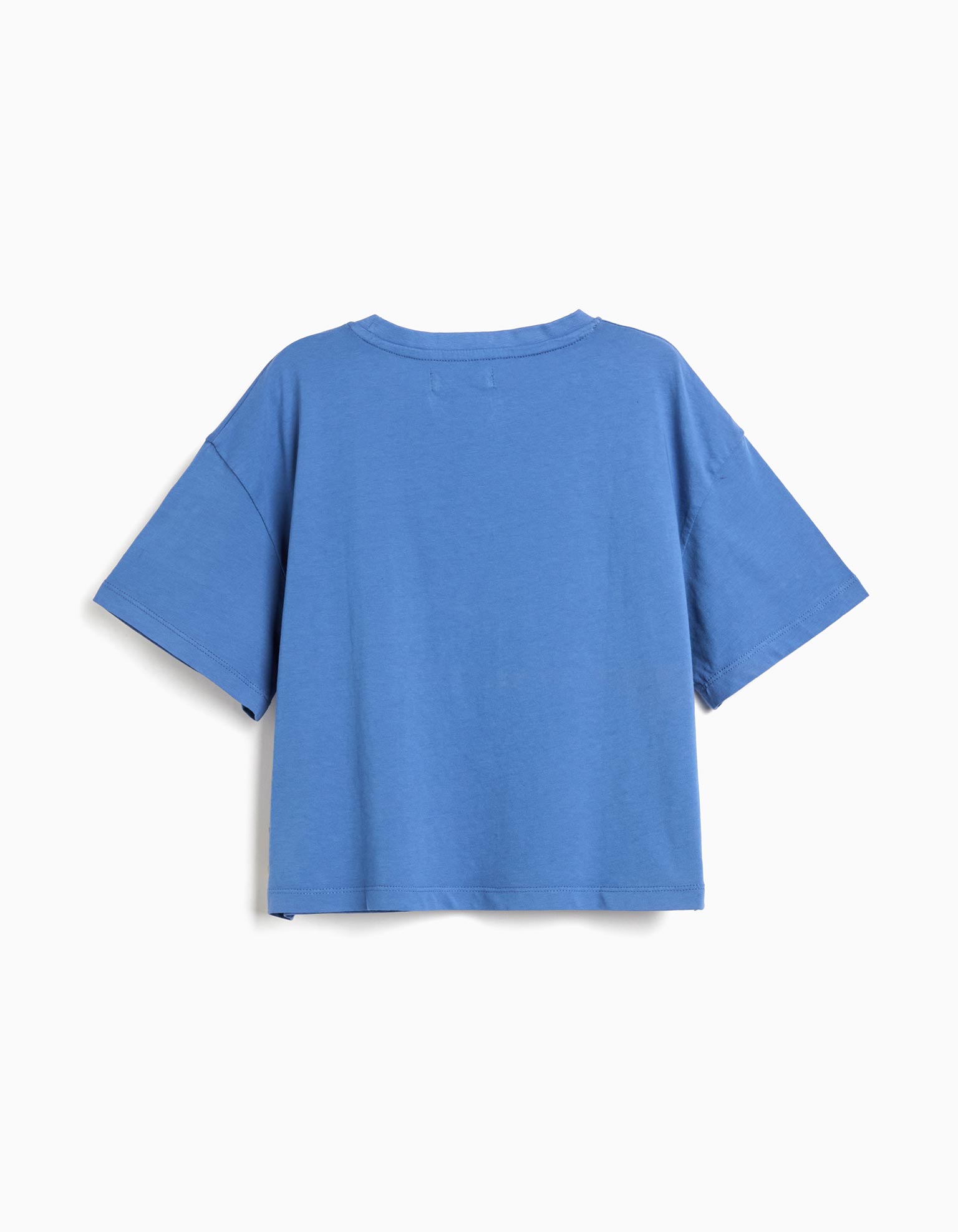 T-shirt Print, Menina, Azul