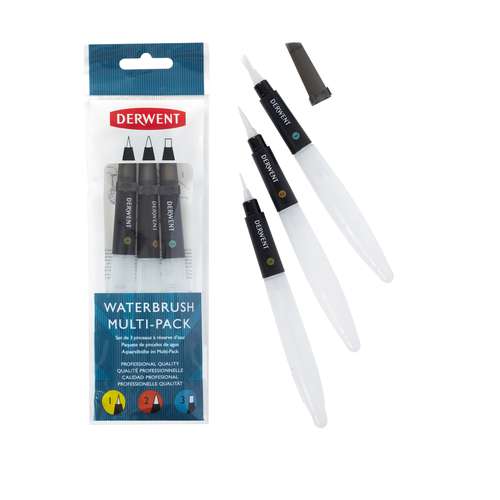 DERWENT Wassertankpinsel 3er-Set