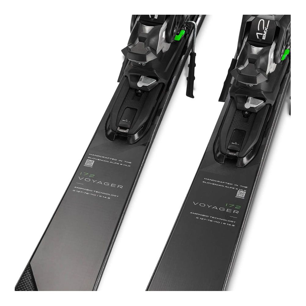Elan VOYAGER + EMX 12.0 GW - Pack skis all mountain + Fixations Homme black