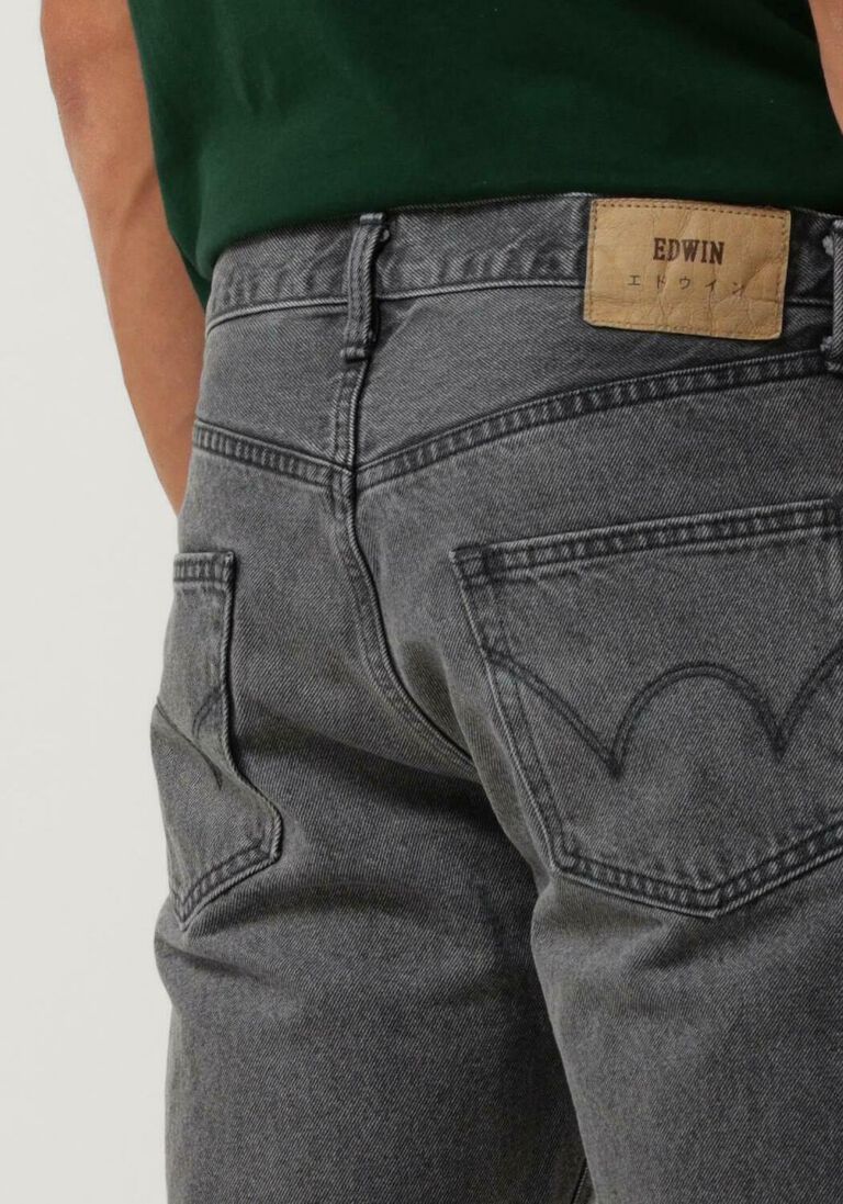 EDWIN grijze edwin straight leg jeans regular tapered kaihara