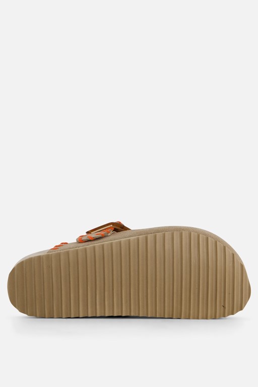 Colors of California Sandalen taupe Suede