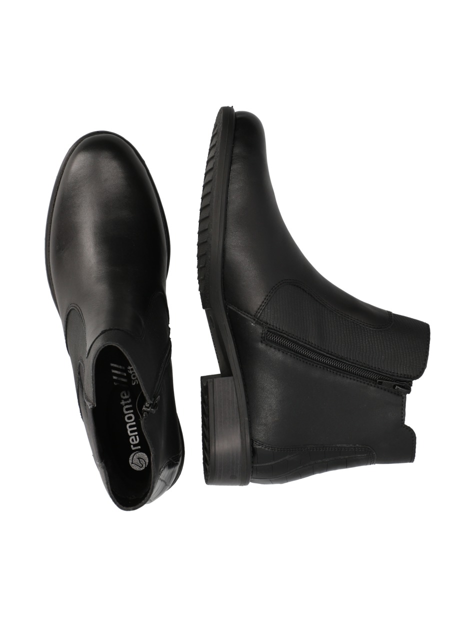 Lederkombination Chelsea Boot