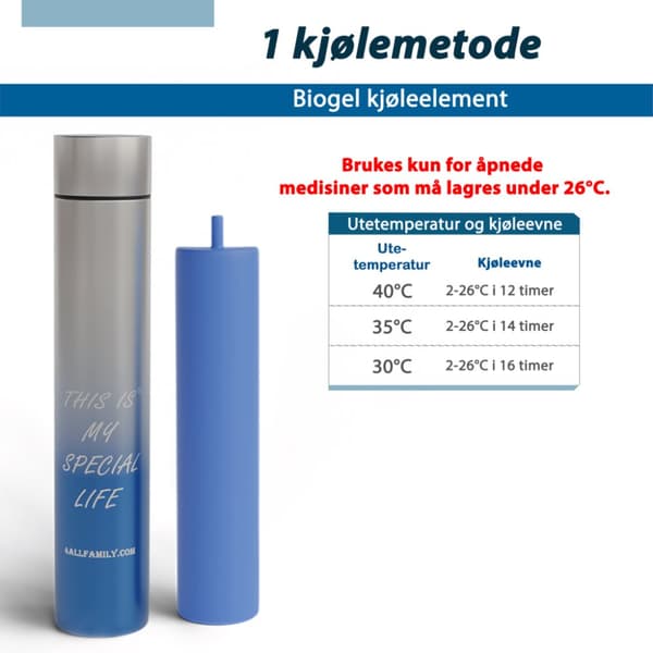 Rambler 10-timers liten kjøletermos for daglig bruk.