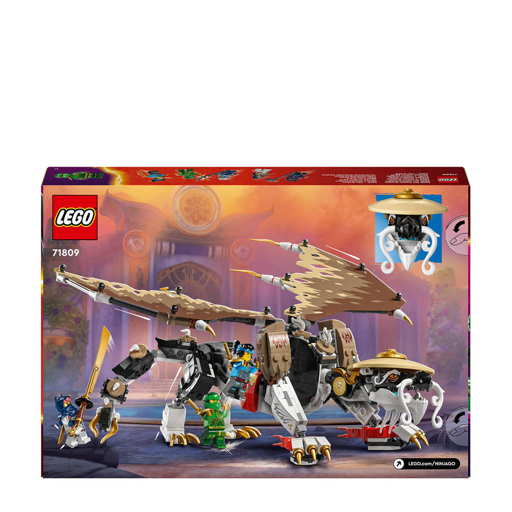 Leuke mooie aanvulling op ninjago setsEgalt de MeesterdraakRollenspel Speelgoed van de Dragons Rising tv-serie 71809