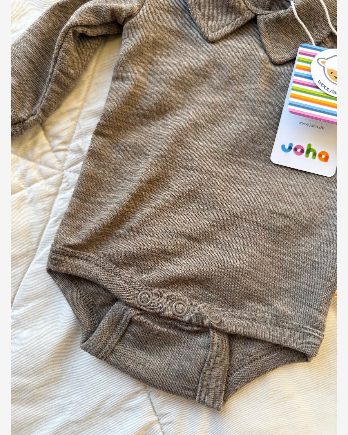 Ullbody med Krage – 85% Merino, 15% Silke | Basic