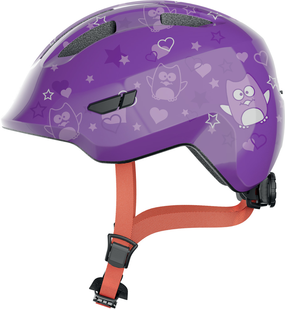 Abus Smiley 3.0 Cykelhjelm til Børn Purple Star