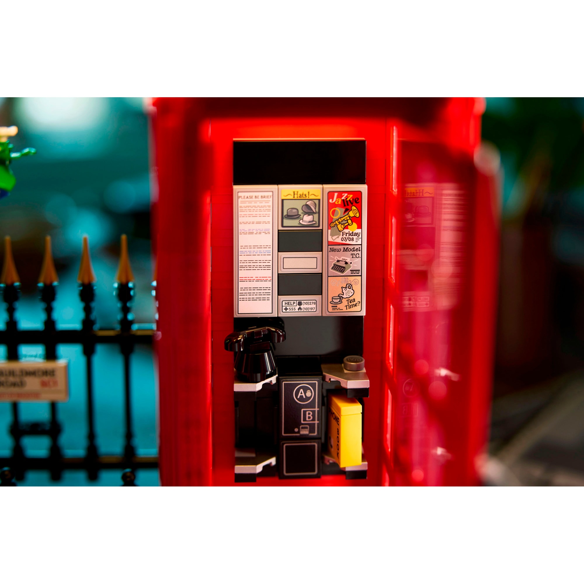 LEGO Konstruktionsspielzeug Ideas Rote Londoner Telefonzelle