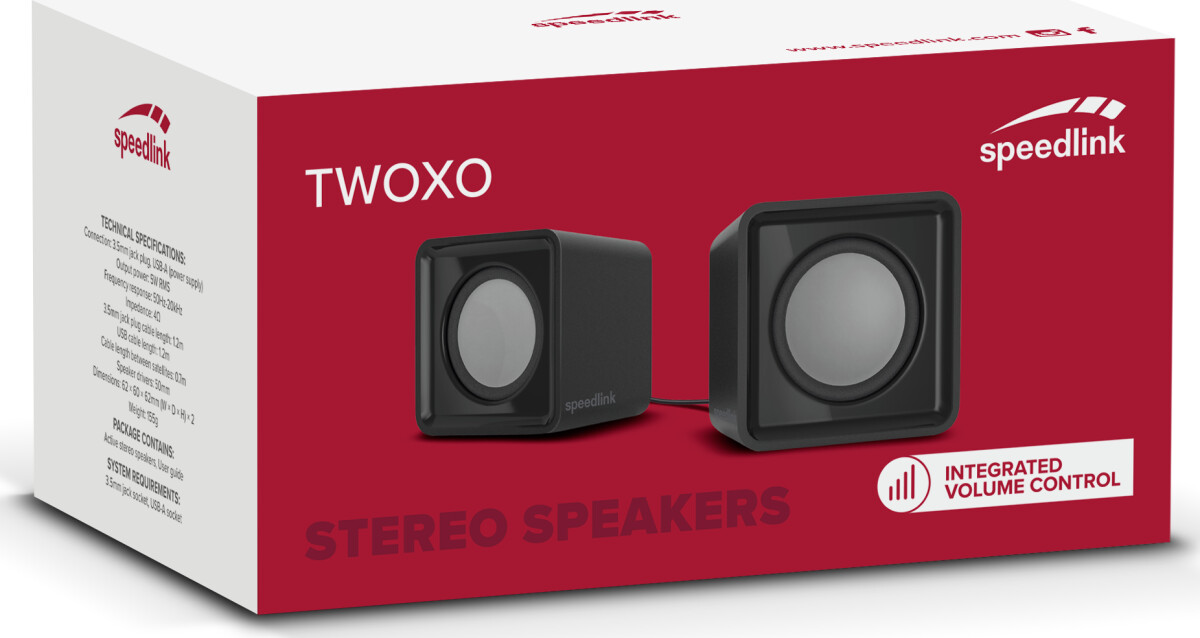Speedlink - Stereo Højtalere - Twoxo