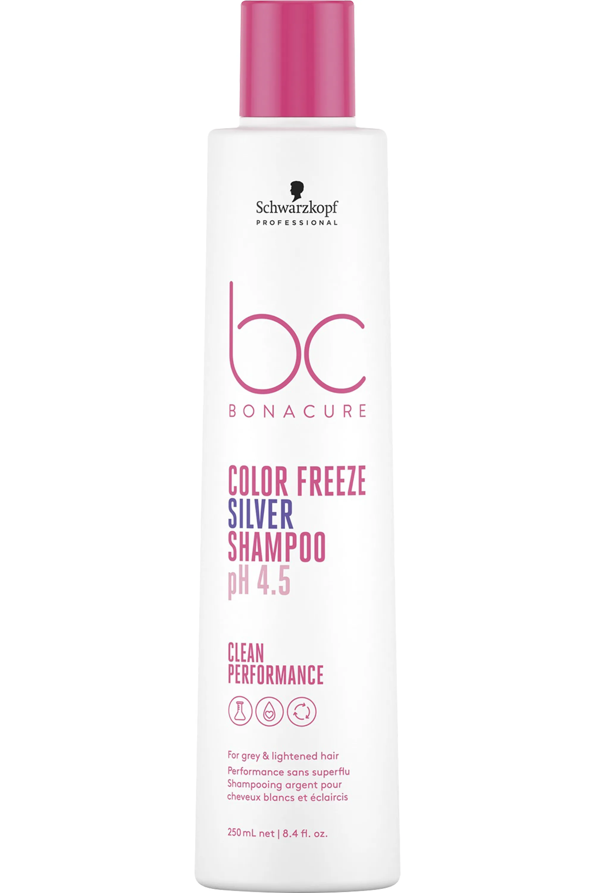 Schwarzkopf Professional Shampooing cheveux blancs et éclaircis Color Freeze-250 ml