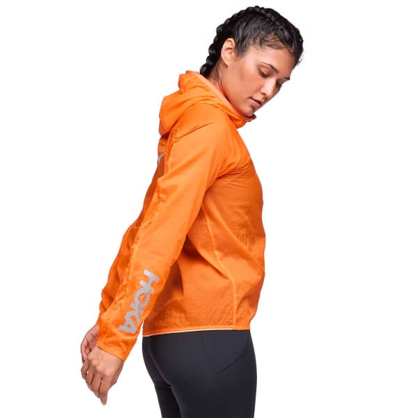 Veste trail HOKA ONE ONE SKYFLOW JACKET VIZ W ELECTRIC TANGERINE