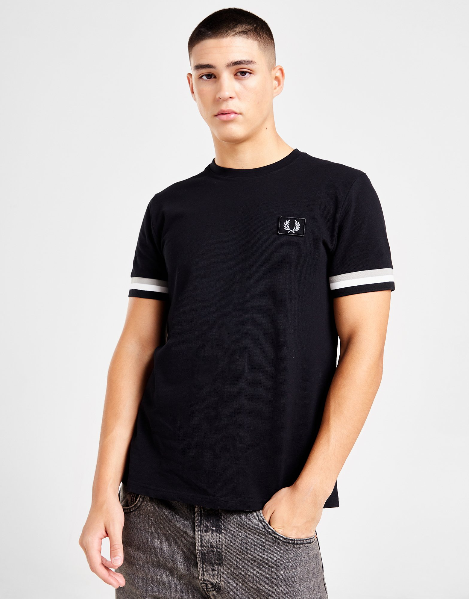 Fred Perry T-shirt Badge Bold Pique Homme