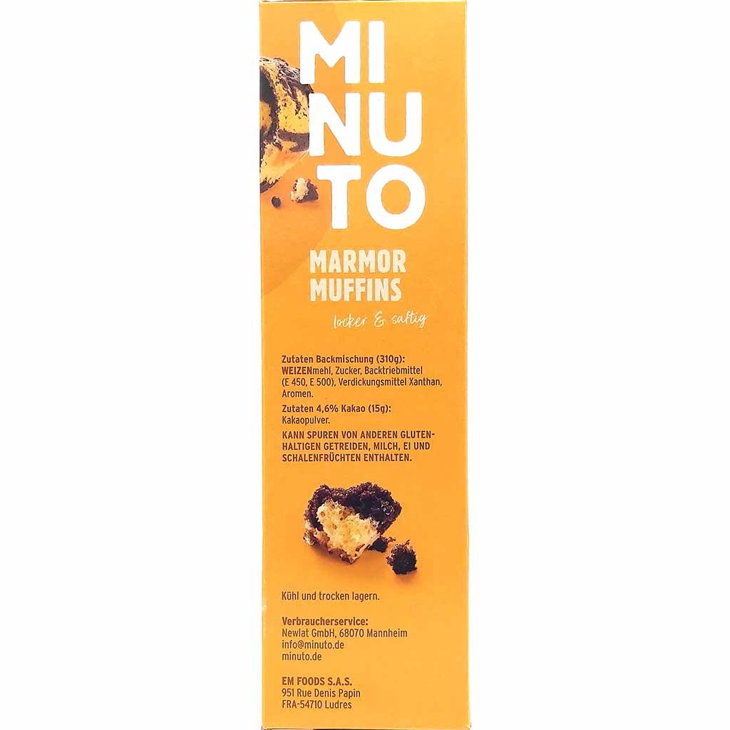 Minuto Backmischung Marmor Muffins 325g MHD:31.12.24