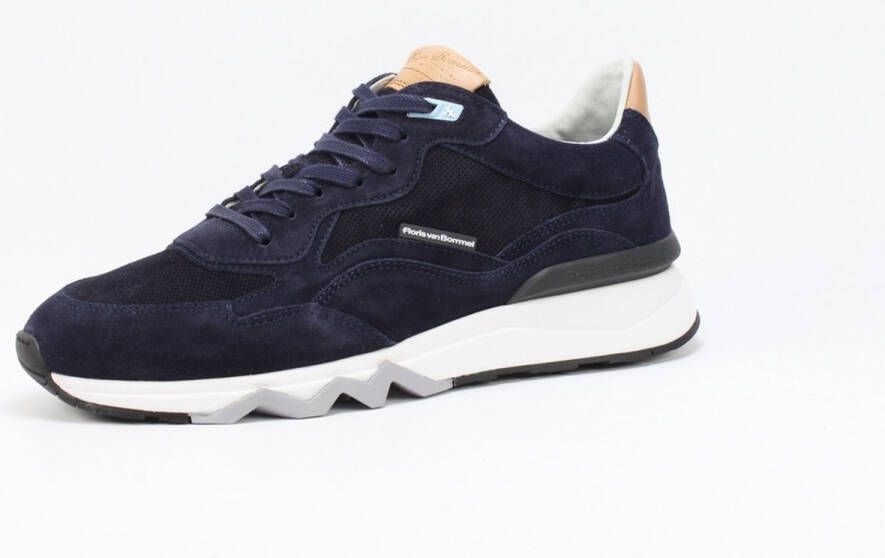 Floris van Bommel sfm-10136 sneakers heren blauw 41-04 darkblue suede 45 (10+)