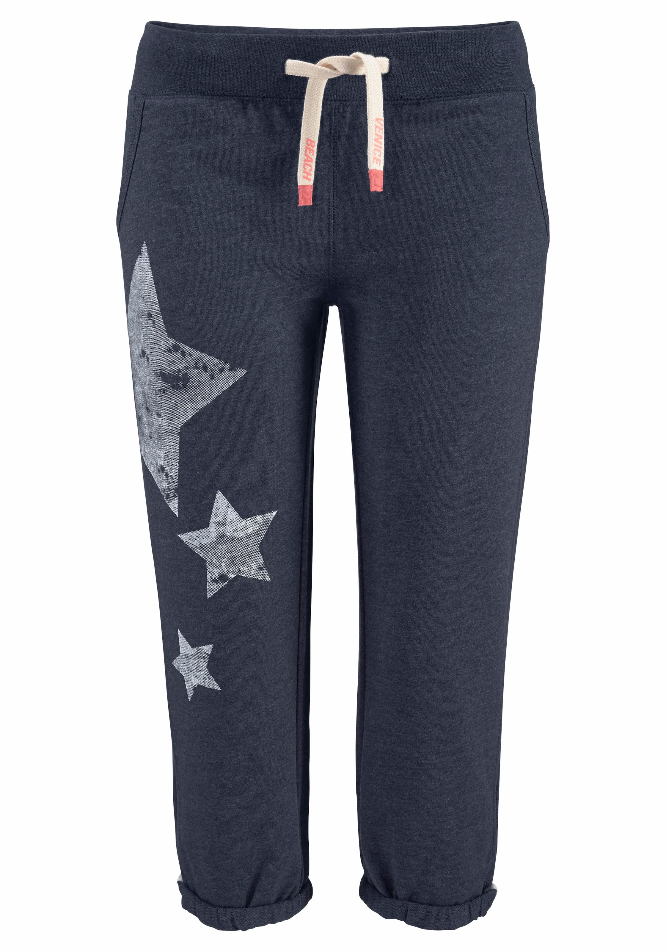 Venice Beach Sweathose  mit Sternenprint und Taschen, Freizeithose, Relaxhose