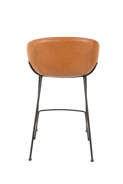 Zuiver Feston barkruk 65cm bruin