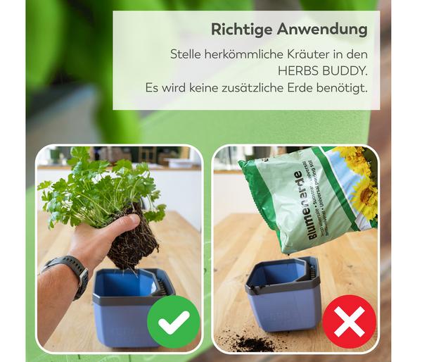 Gusta Garden Kräutertopf Herbs Buddy, ca.