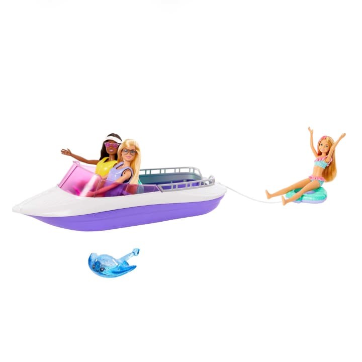 Barbie - Båd m/ Dukke