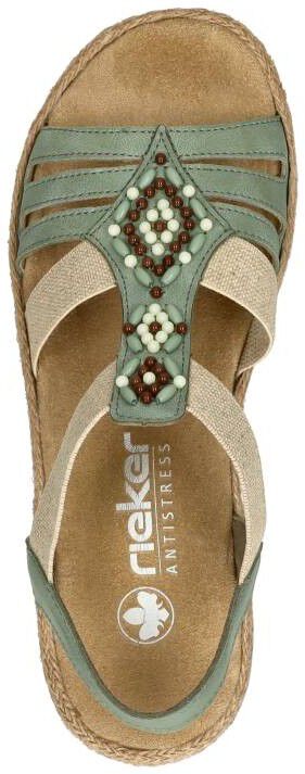 Rieker Sandalen Plat mint